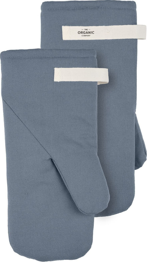 Oven Mitts Large Home Textiles Kitchen Textiles Oven Mitts & Gloves Blue The Organic Company