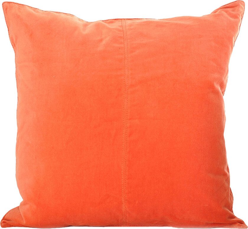 Velvet Cushion Cover 50X50 Cm - Orange - 50X50CM