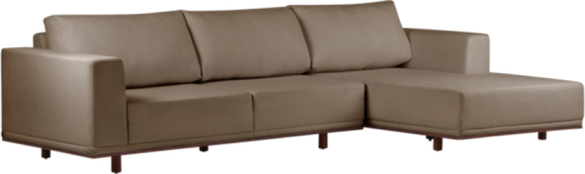 sofa 3-seter - divan høyre Beige