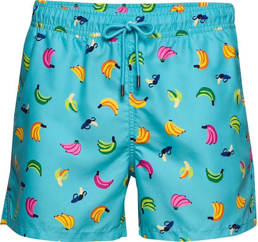 Banana Swim Shorts Badeshorts Blue Happy Socks