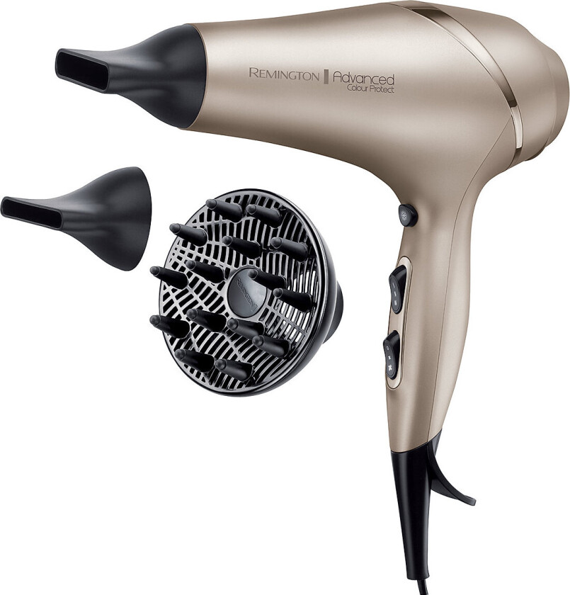 Ac8605 Colour Prot. Dryer Champagne Hårføner Nude Remington