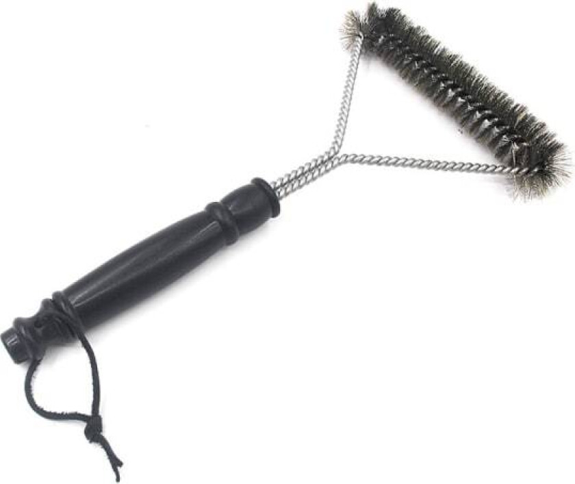 IC Grillbørste 12 tommer Triangulær Ståltrådsgrill Rengjøringsbørste Praktisk Grillbørste