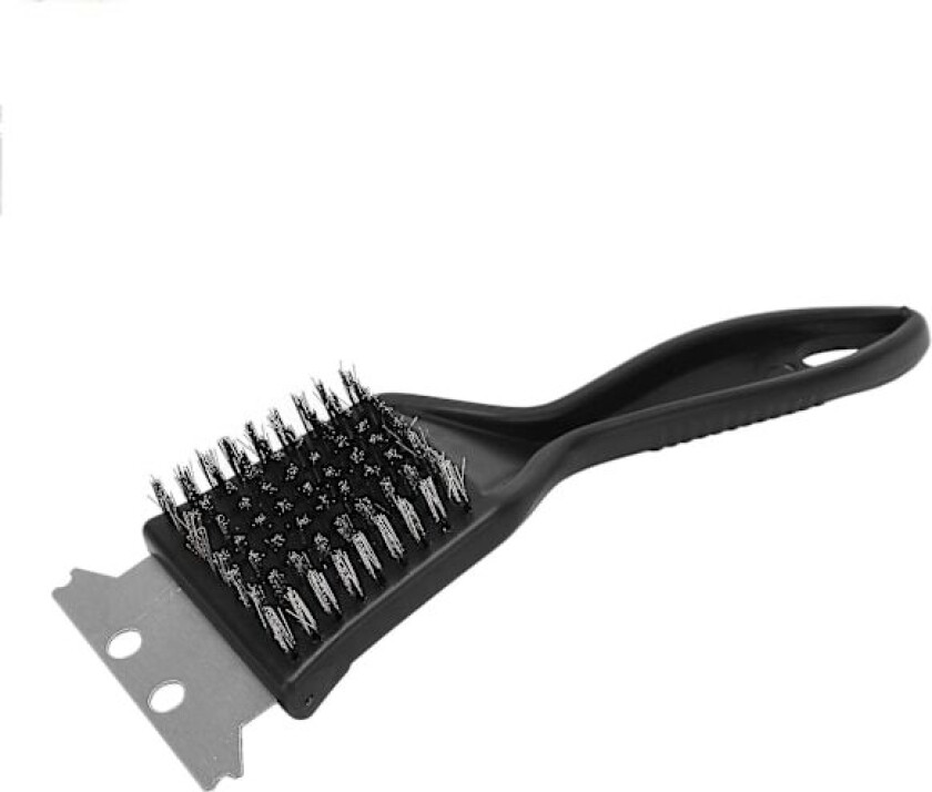 Grillbørste i ståltråd for grill, 8 tommer, grillbørster i ståltråd for utendørs camping og reiser