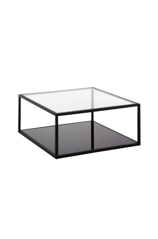 GREENHILL sofabord 80x80 cm Transparent