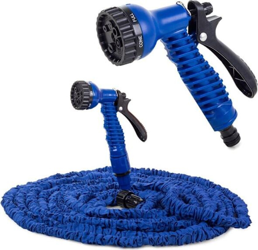 30m Magic Hose Ekspanderende Vannslange / Hageslange Blå Blue Blå