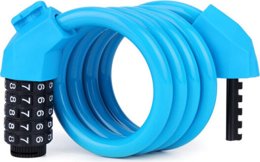 Sykkellås sykkelutstyr femsifret passord gjennomsiktig