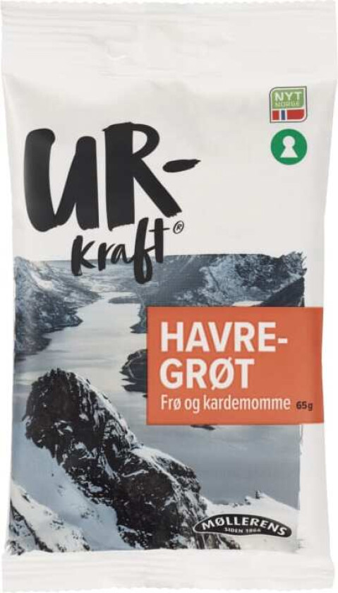 Urkraft Havregrøt Frø/Kardemomme 65g