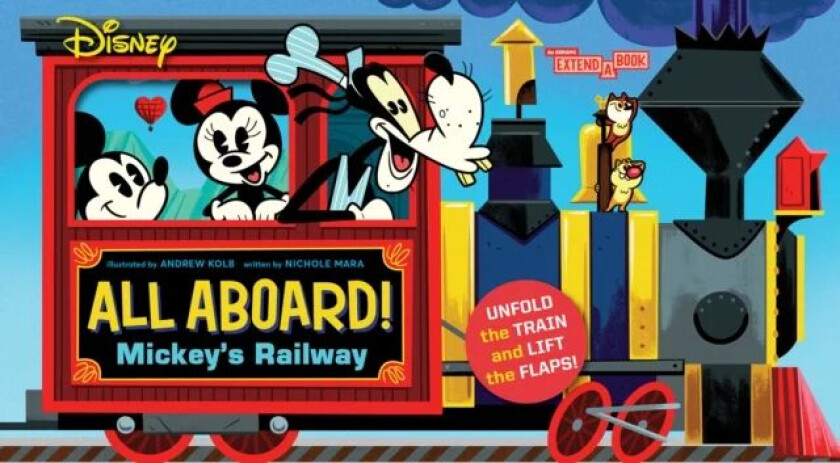 Disney All Aboard! Mickey&#039;s Railway (An Abrams Extend a Book) av Nichole Mara