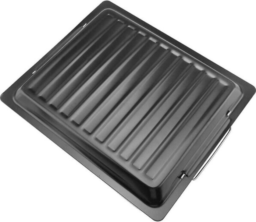 Grillplate i rustfritt stål av matkvalitet, rustbestandig stekepanne med non-stick grillplate