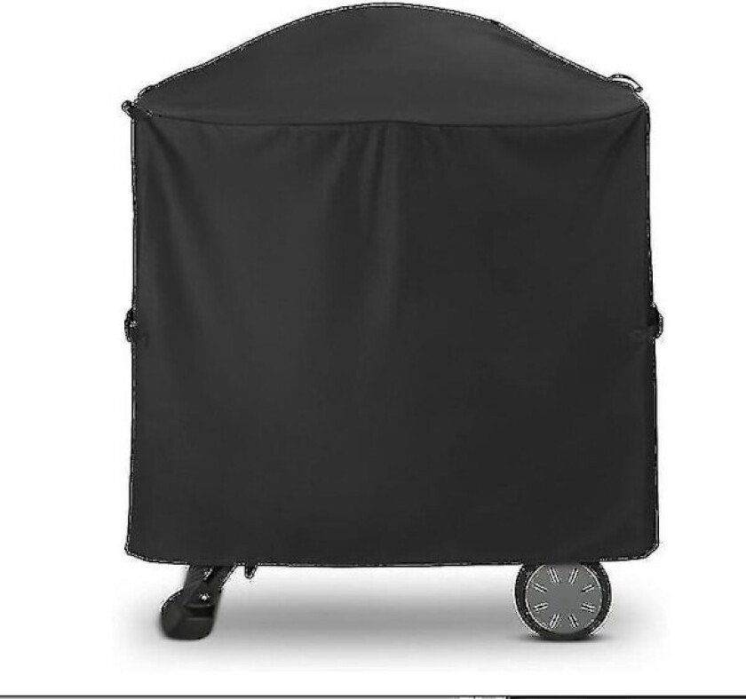 Weber Q1000/q2000 Series Grilltrekk Støvtett, Vanntett Og Uv-bestandig Størrelse: 54*76*69cm 1stk Svart