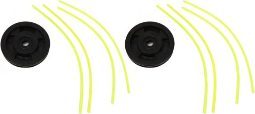 2 sett utskifting av gresstrimmerhode gressklippertrimmerhode Hagemaskintilbehør for jordbruk