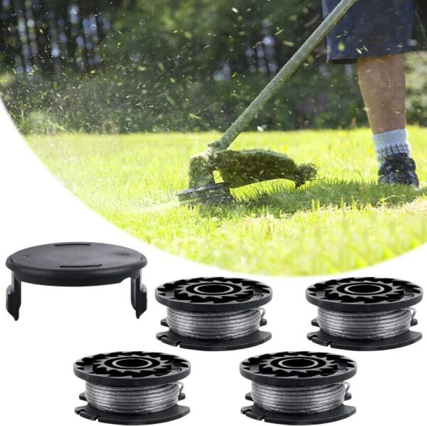 Sett med 4 trådsneller for , erstatningssnelle i nylon F016800569 Comp