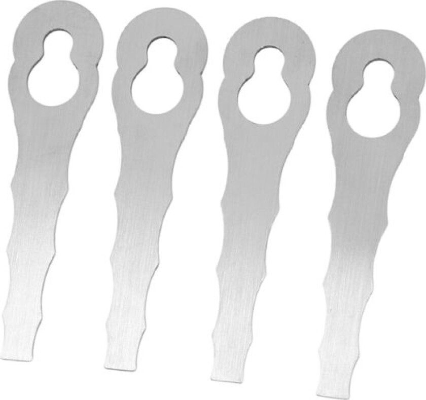 Gressklipperblad 4PCS Rustfritt Stål Enkle å installere Klipperblad Erstatning for Polycut 2 2 Gressklipperblad FSA 45