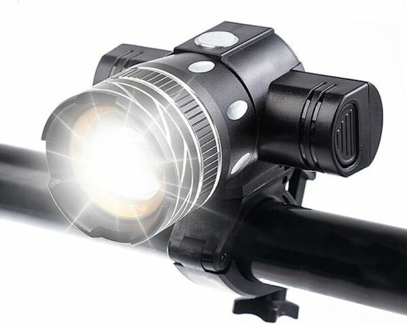 5000 Lumen Sykkellykt, Oppladbar Vanntett LED Sykkellys, Høy Lysstyrke 6 Timer Sikkerhetslykt for