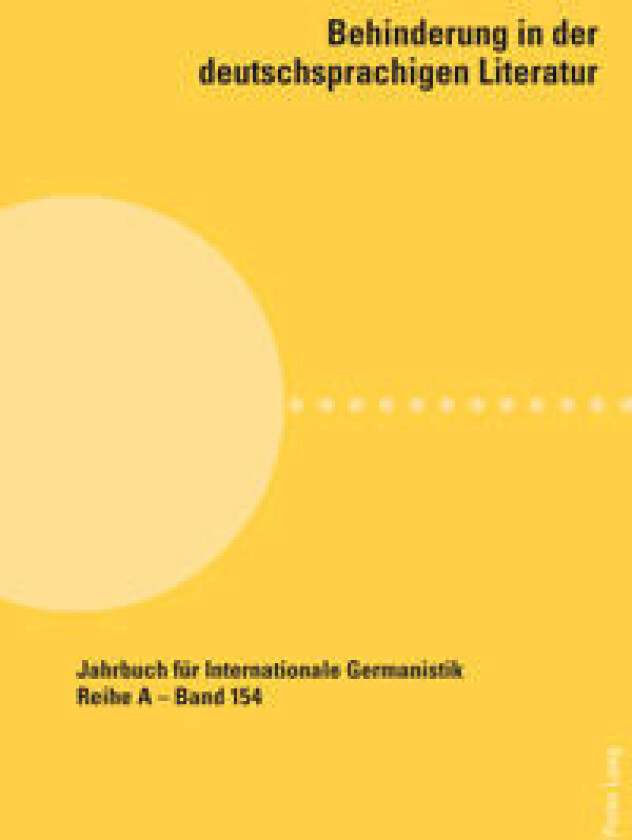 Behinderung in der deutschsprachigen Literatur