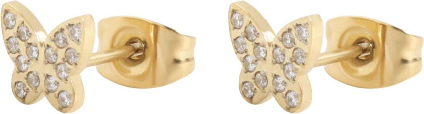Butterfly Stud w/ Crystals