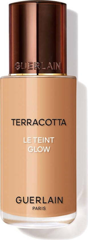 GUERLAIN Terracotta Le Teint Glow fondotinta illuminante liquido per un look naturale colore 4W Warm 35 ml