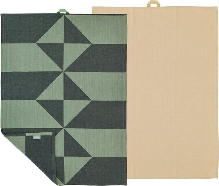 Twist kjøkkenhåndkle 50x70 cm 2 stk hedge green