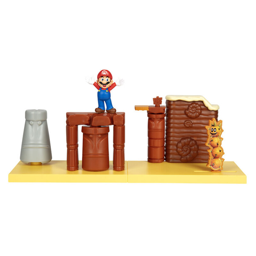 Nintendo  Lekesett Med 6 Cm Mario Figur - Desert