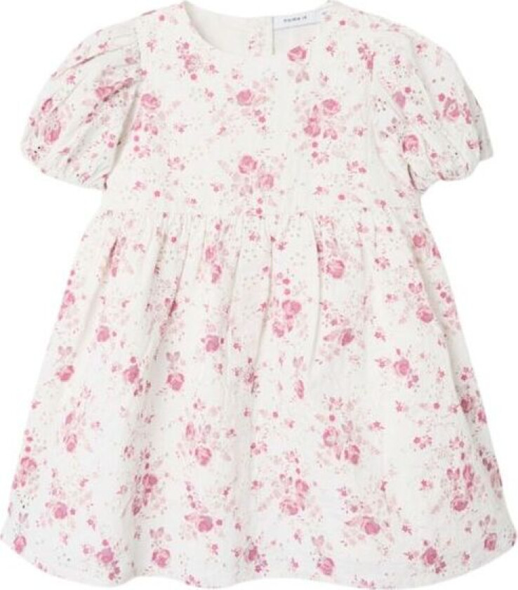 Name It - Kjole Embroder Cloud Dancer