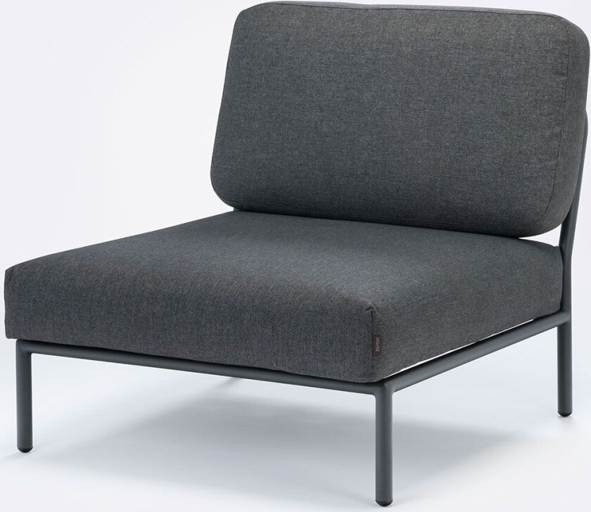 Level midtseksjon grå aluminium