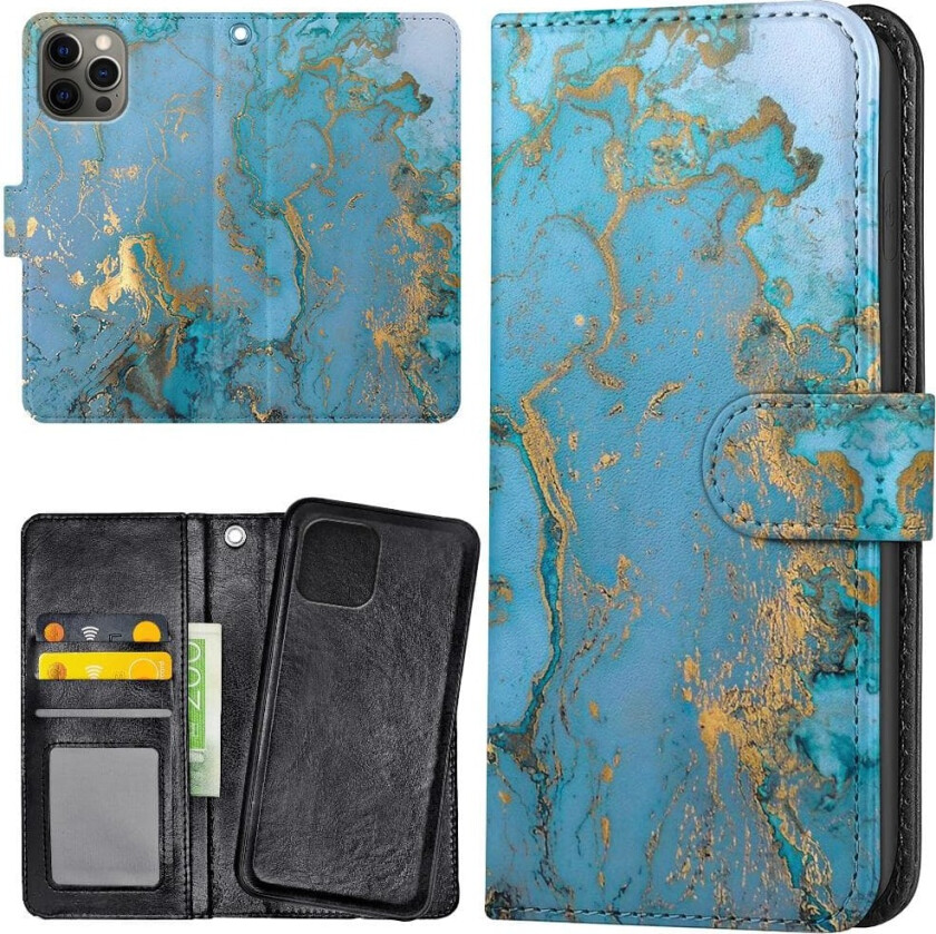 iPhone 13 Pro Max - Lommebok Deksel Marmor