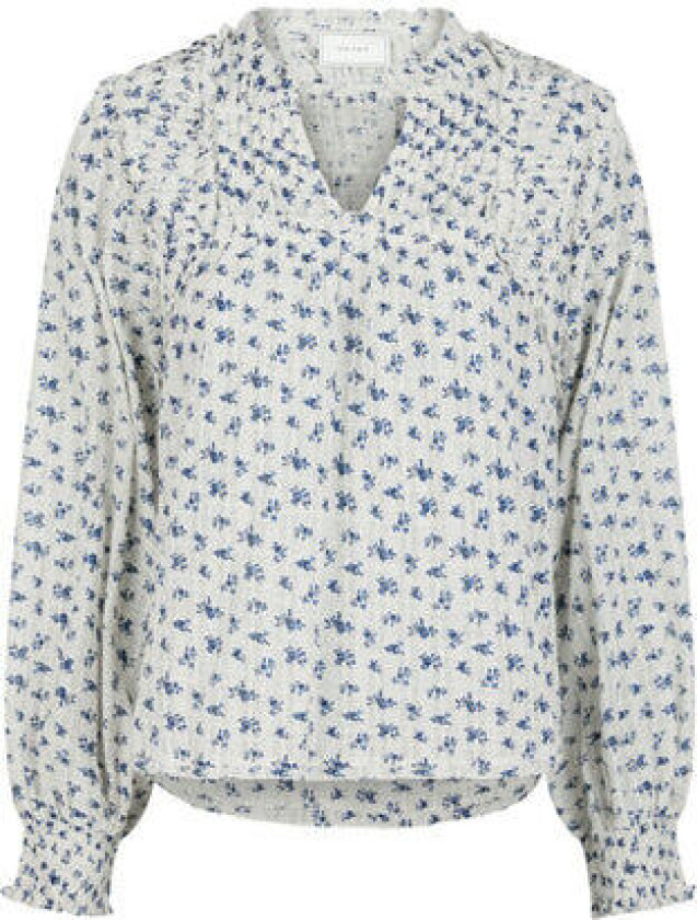 Nipoa Dot Flower Blouse - Blue 36