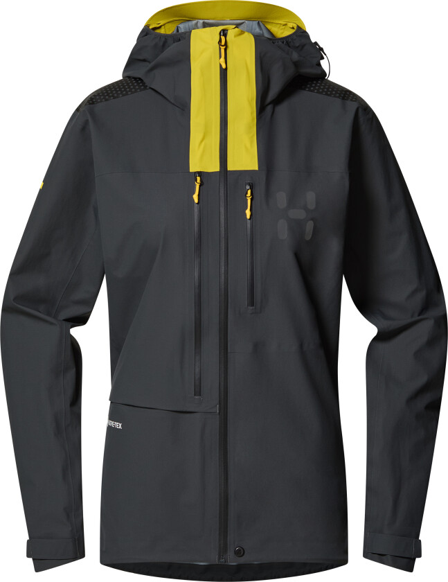 Women's L.I.M ZT II GORE-TEX Jacket Magnetite/tech Yellow