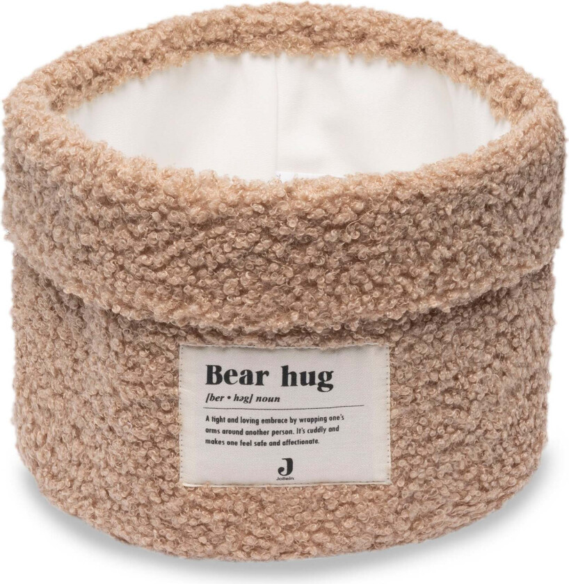 Oppbevaring Boucle, Biscuit - Kurver - 100% Polyester