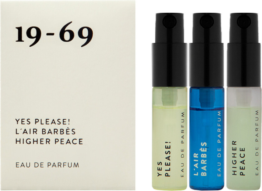 The Collection Two EdP (3 references). Higher Peace, L'Air Barbès, Yes Please! (3 x 2,5 ml)