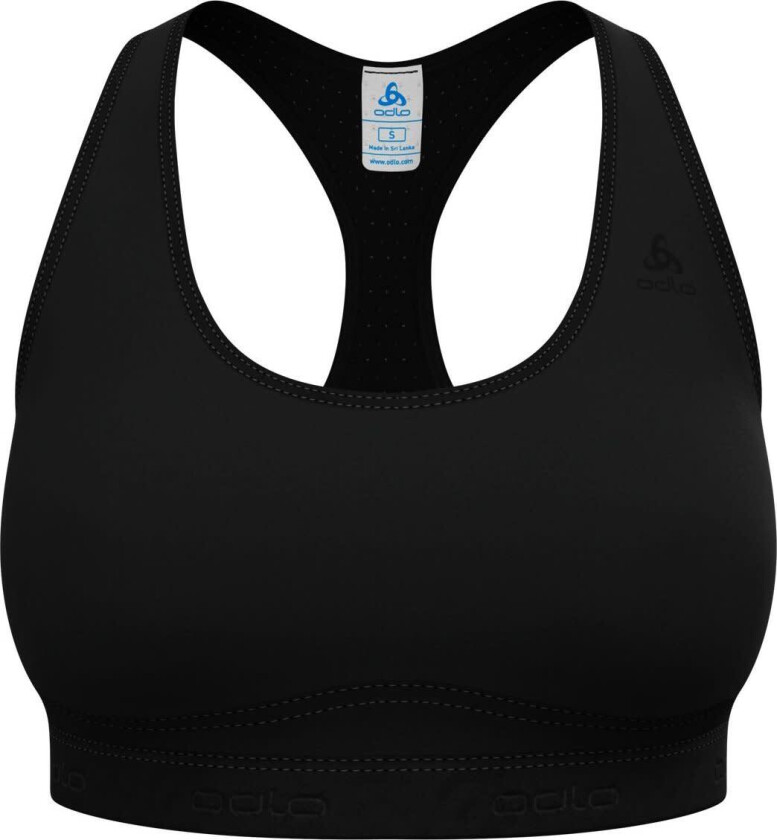 Bilde av Women's Ascent Performance Wool Medium Support Sports Bra Black