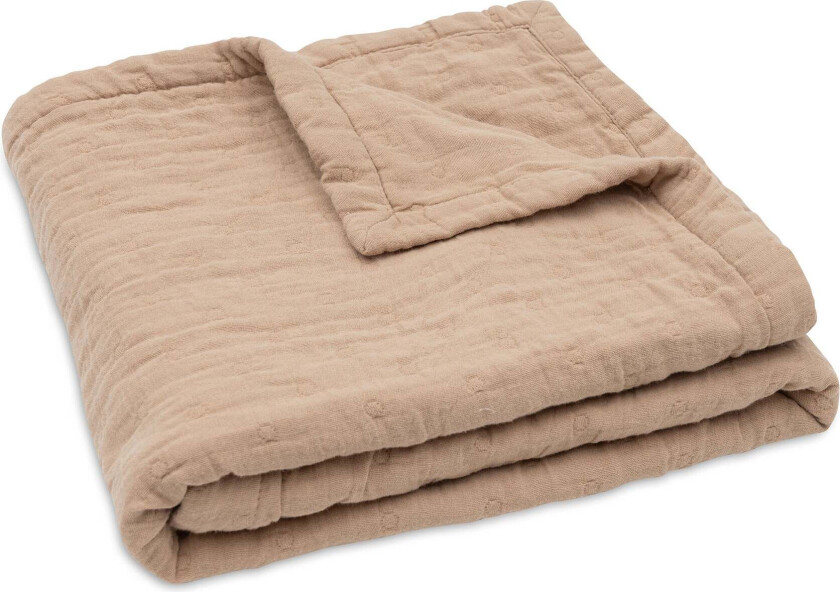 Teppe Jaquar Muslin, Biscuit - Tekstiler - Bomull
