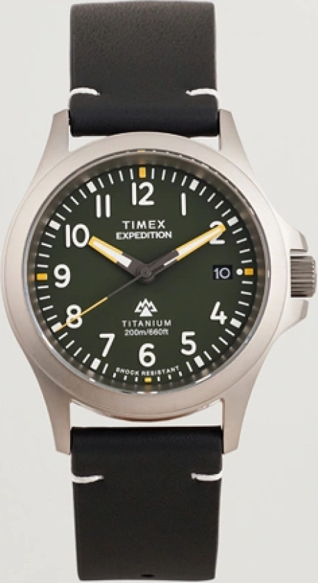 Expedition Titanium 38mm Green Dial
