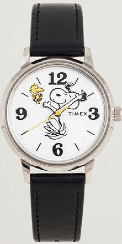 X Peanuts Marlin Quartz Snoopy 38mm White Dial