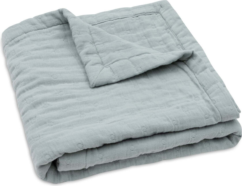 Teppe Jaquar Muslin, Sea Green - Tekstiler - Bomull