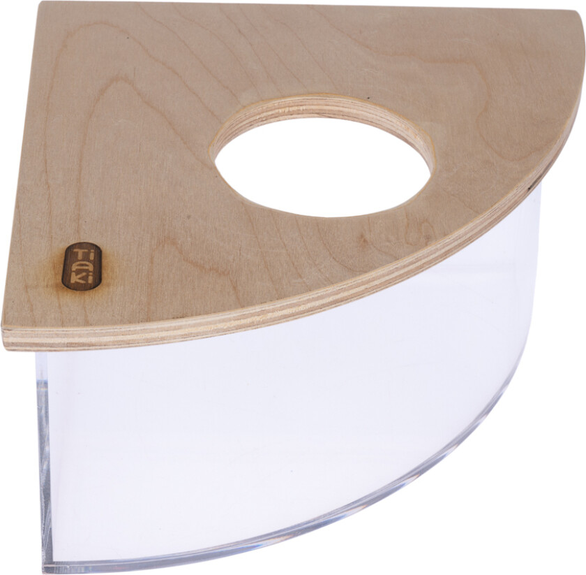 hjørnesandbad for hamstere og mus - L 19 x B 19 x H 10,3 cm