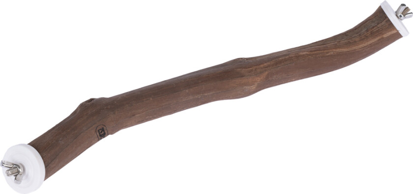 hjørnefuglepinne laget av naturlig tre - Størrelse L: L 40 x B 3 cm