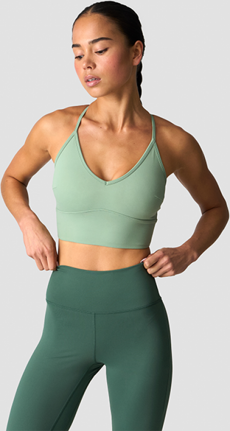 Nimble Sport-BH Lys Mosegrønn