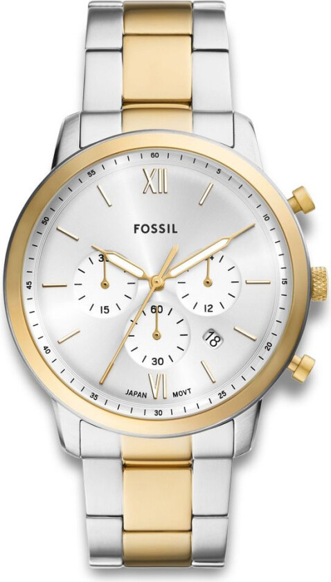 Neutra Chronograph FS6112 - Kvarts - Sølv - Herreklokker - Rustfritt stål - ledd m/pin - Mineral