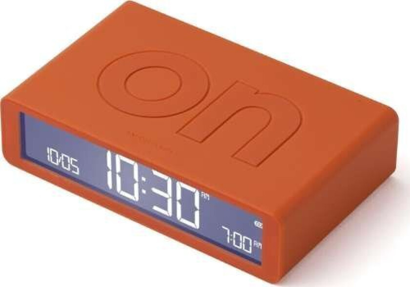 Flip Classic Two-Sided Alarm Clock Orange