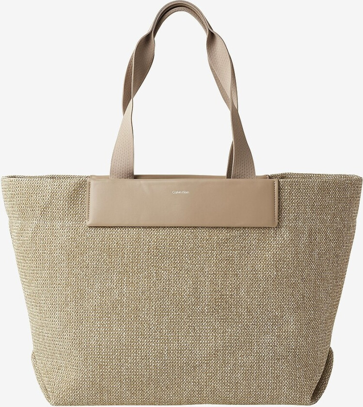 Vesken CK Raffia Large Shopper - Brun