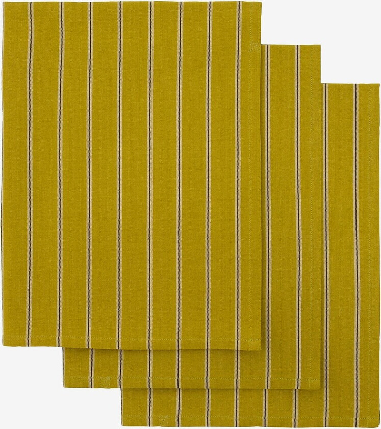 Kjøkkenhåndklær, Hd Cook 3-p - Gul