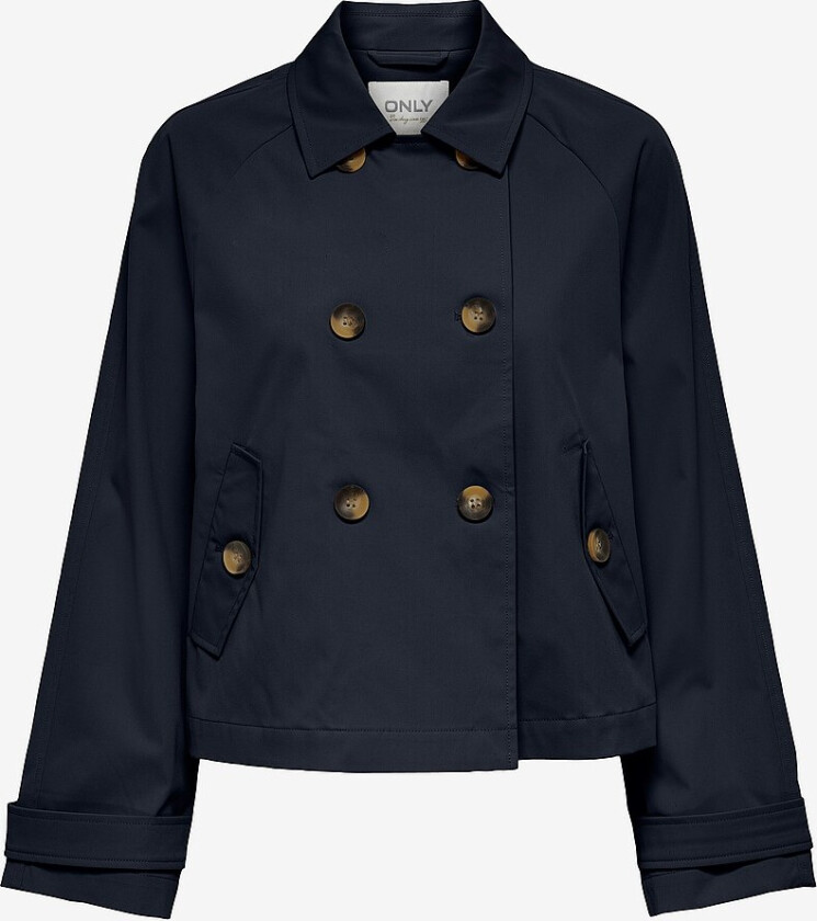 Jakke carApril Life Short Trenchcoat Otw - Blå