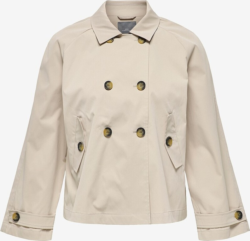 Jakke carApril Life Short Trenchcoat Otw - Grå