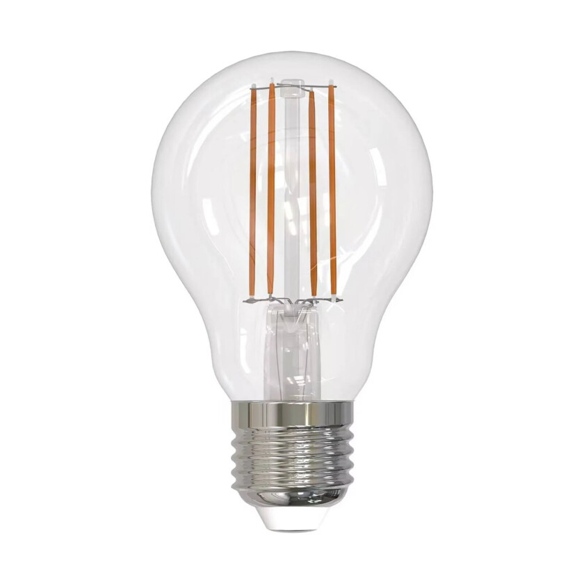 LED-pære E27 8W 2 700 K filament, dimbar, klar