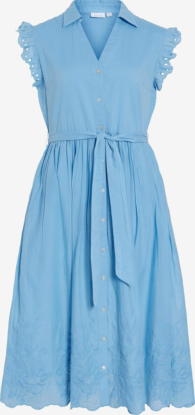 Kjole viAnglassi V-neck S/L Midi Dress