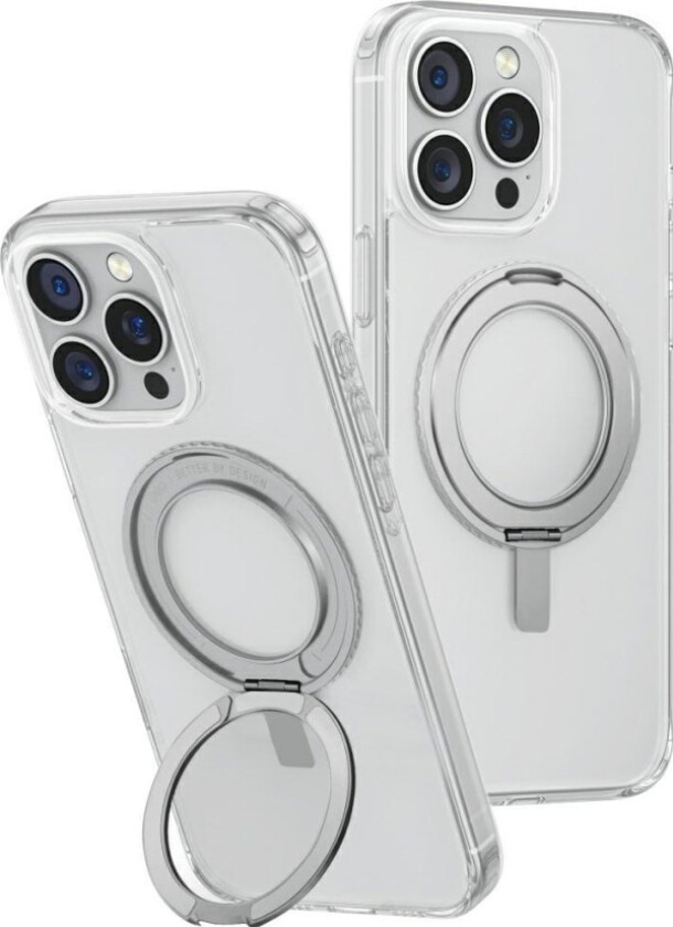 Deklas Case Uniq Swivix For Iphone 16 Pro Max 360 Rotating Kickstand Transparent