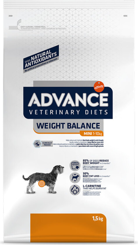 Advance Veterinary Diets Weight Balance Mini - 1,5 kg