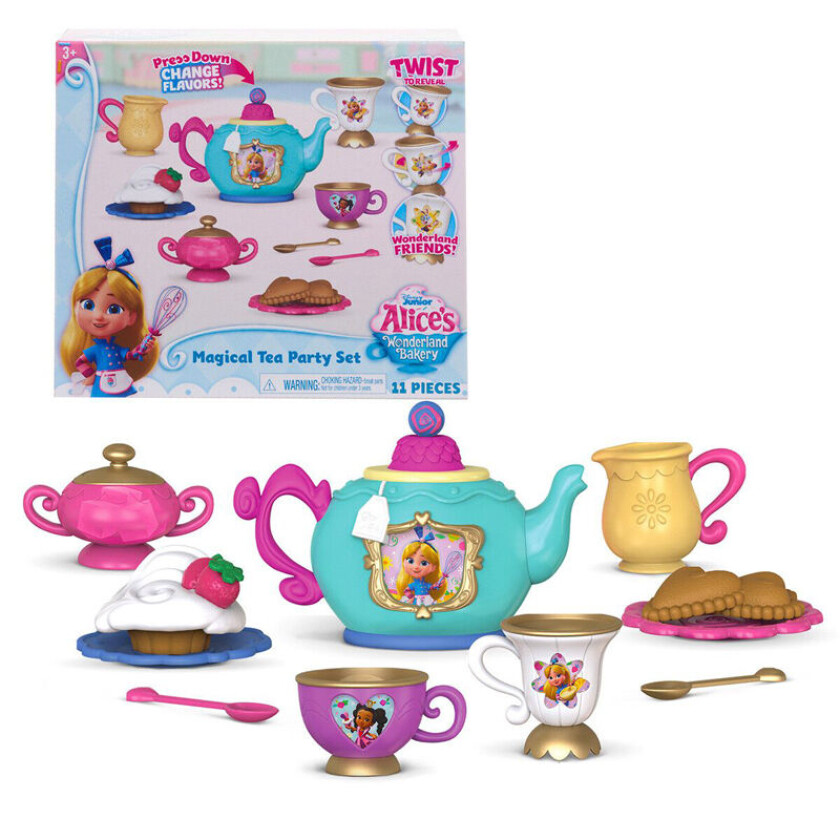 Junior Alice'S Wonderland Bakery Lekesett 11 Deler - Magisk Teselskap