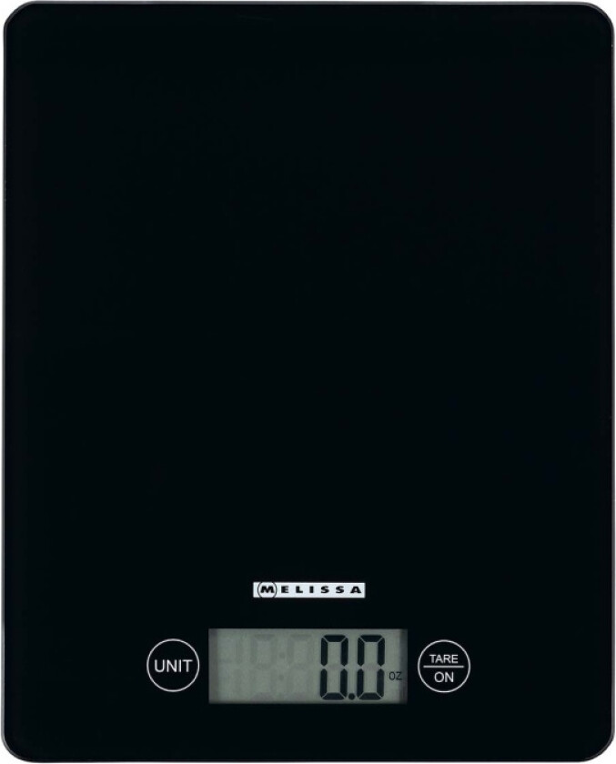 MELISSA Elektronisk kjøkkenvekt 5 kg Svart